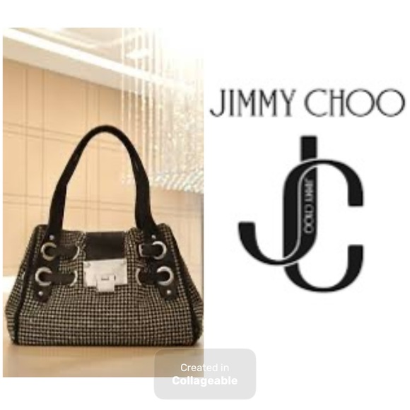 ‼️WOW‼️CRYSTAL Rhinestone JIMMY CHOO BAG‼️EUC ! LIMITED EDITION‼️ - Picture 1 of 16